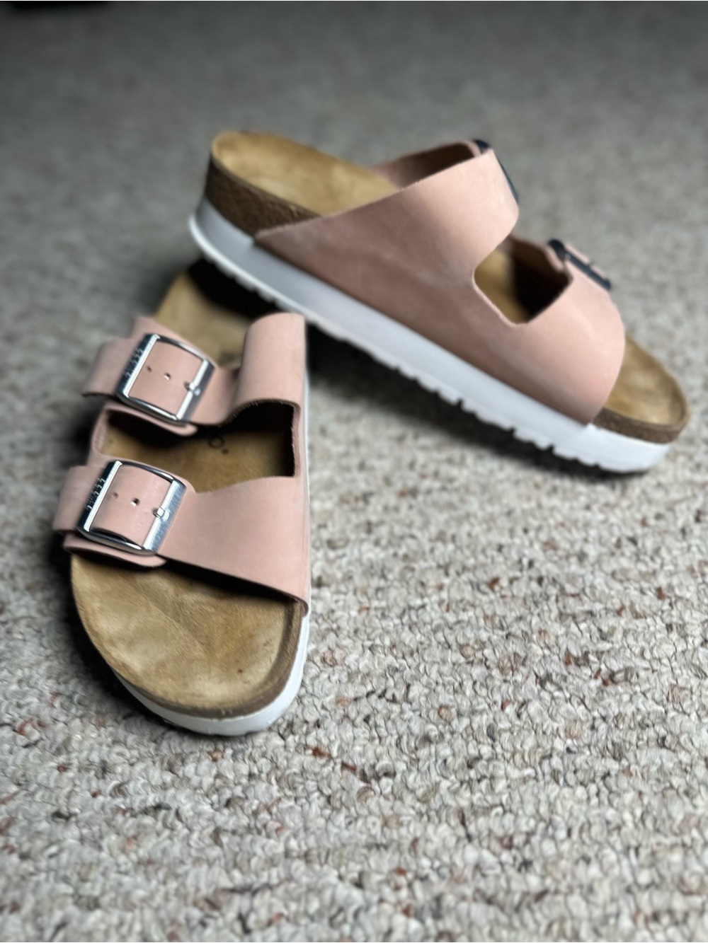 Birkenstock Papillo Platform Sandal Pink Size 10 - Picture 9 of 12
